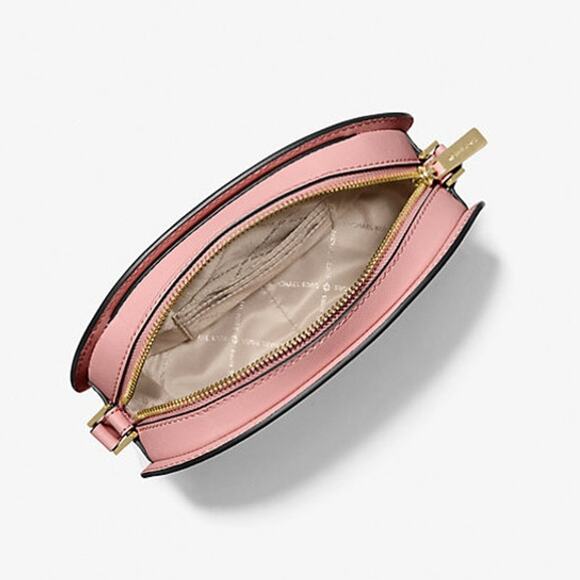 MICHAEL KORS Jet Set Travel Medium Saffiano Leather Crossbody Bag Primrose NWT - Picture 5 of 8